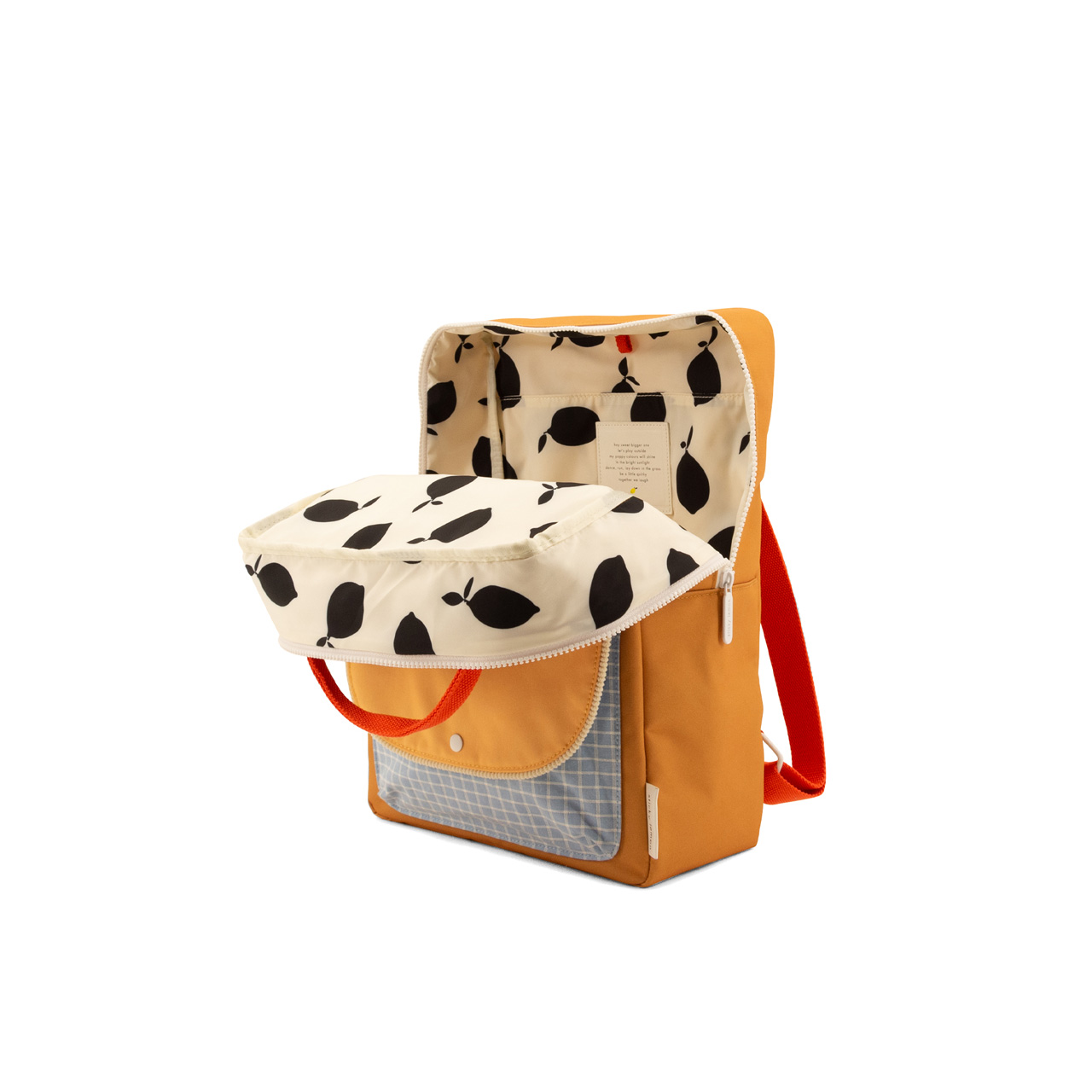 Sticky Lemon Rucksack envelope honey offen