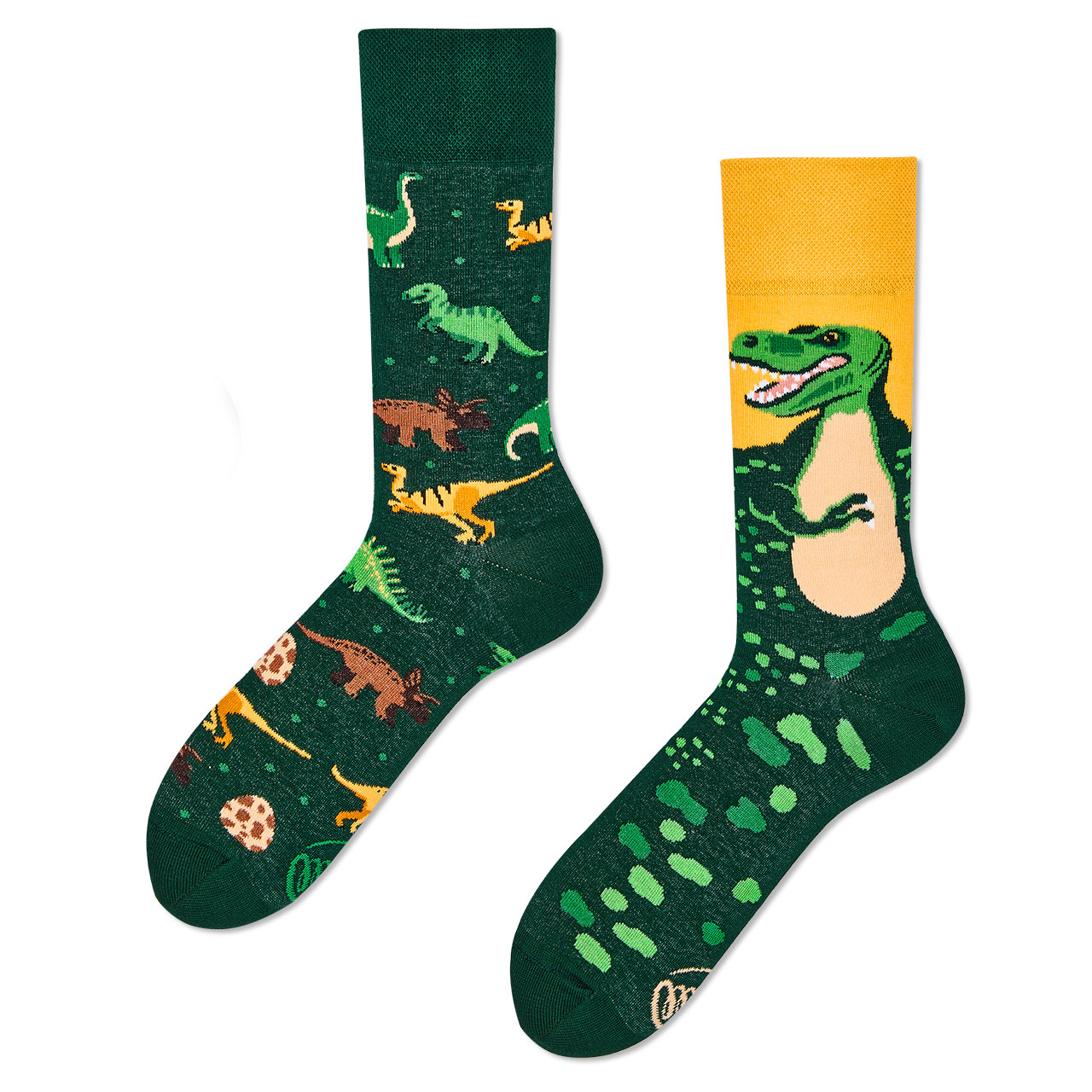 Many Mornings Socken Dinosaurs