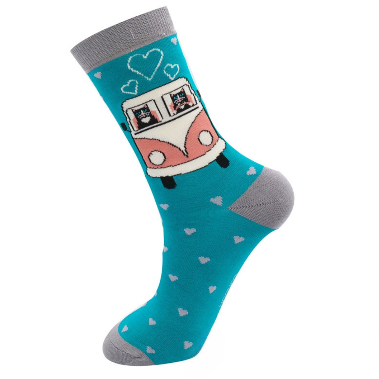 Miss Sparrow Socken Roadtrip-Katzen Model