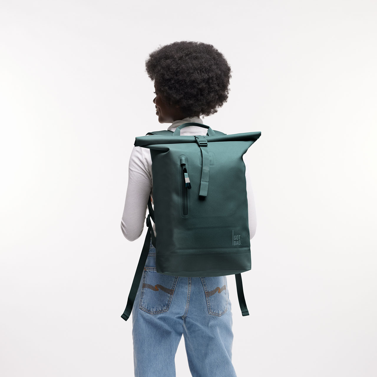 GOT BAG Rolltop lite 2.0 sea teal mono Model 2