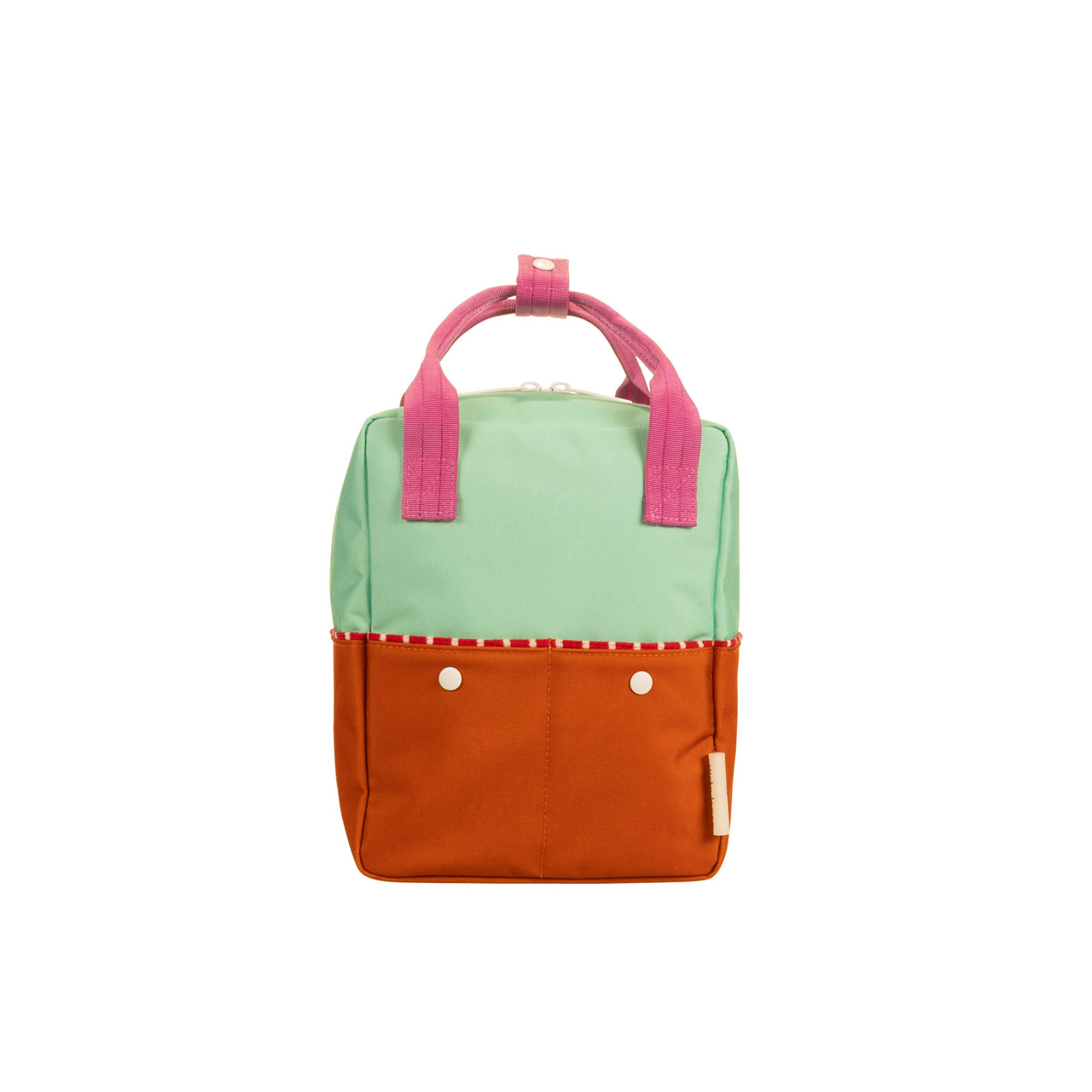 Sticky Lemon Kinder-Rucksack CB gravel orange front