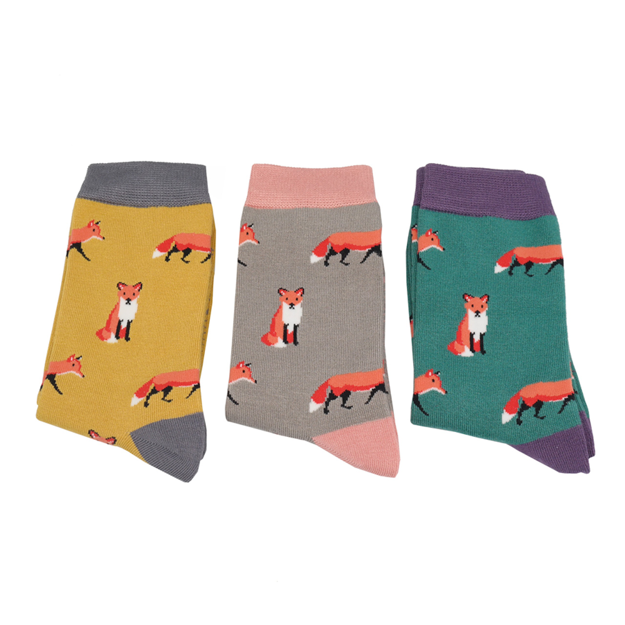 Miss Sparrow Socken Füchse 3er Set ohne Box