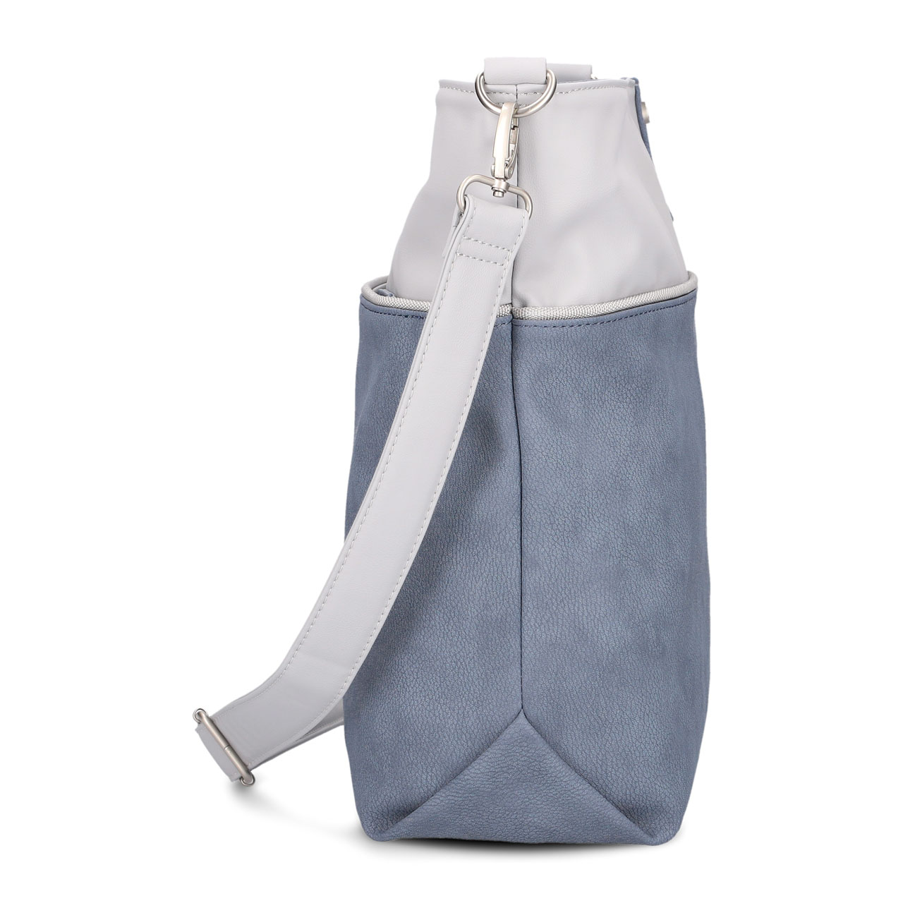ZWEI Tasche Jana J12 nubuk sky Seite links