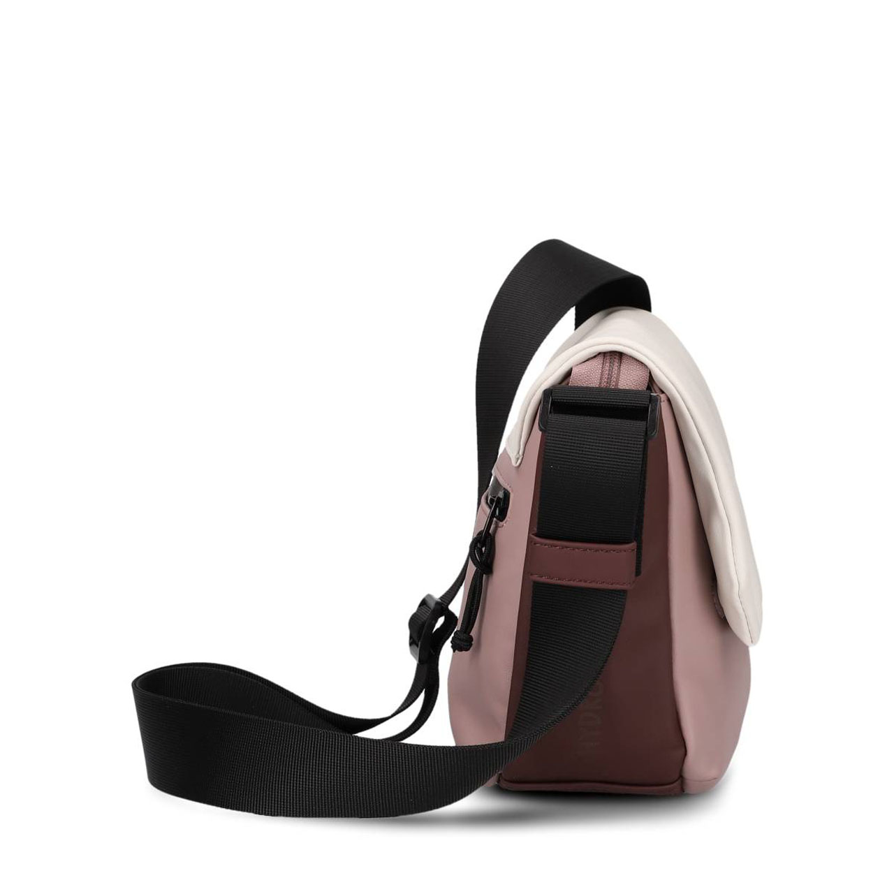 ZWEI Tasche Cargo CA60 weiss-bordeaux Seite links