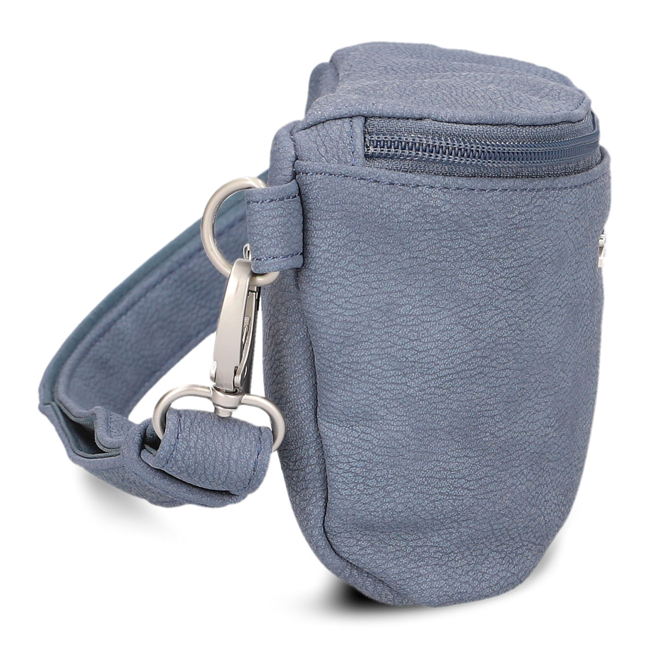 ZWEI Tasche Mademoiselle MH4 nubuk sky Seite links