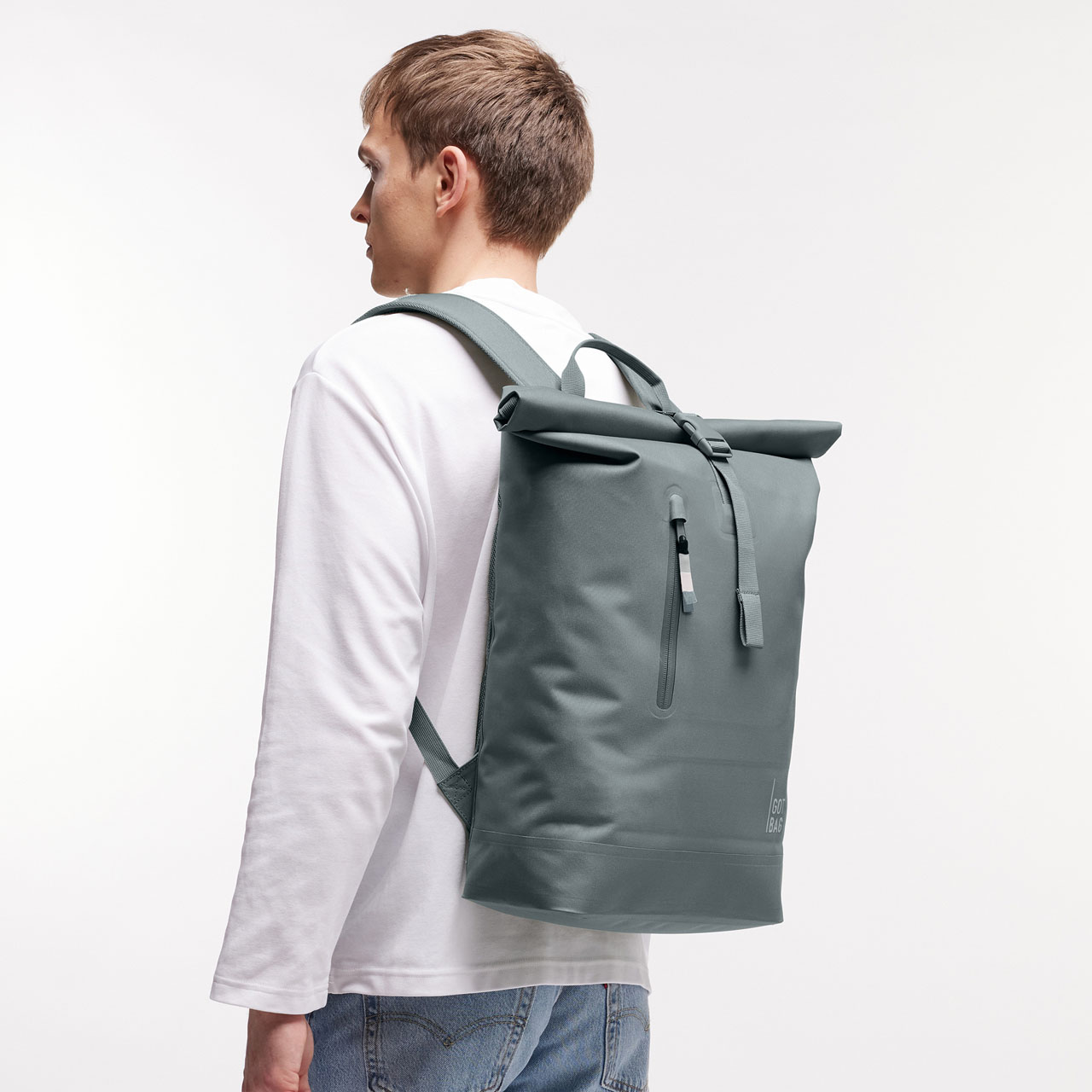 GOT BAG Rolltop lite 2.0 basalt mono Model 1