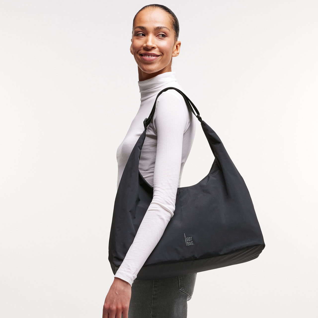 GOT BAG T-shape bag large black mono Model 1