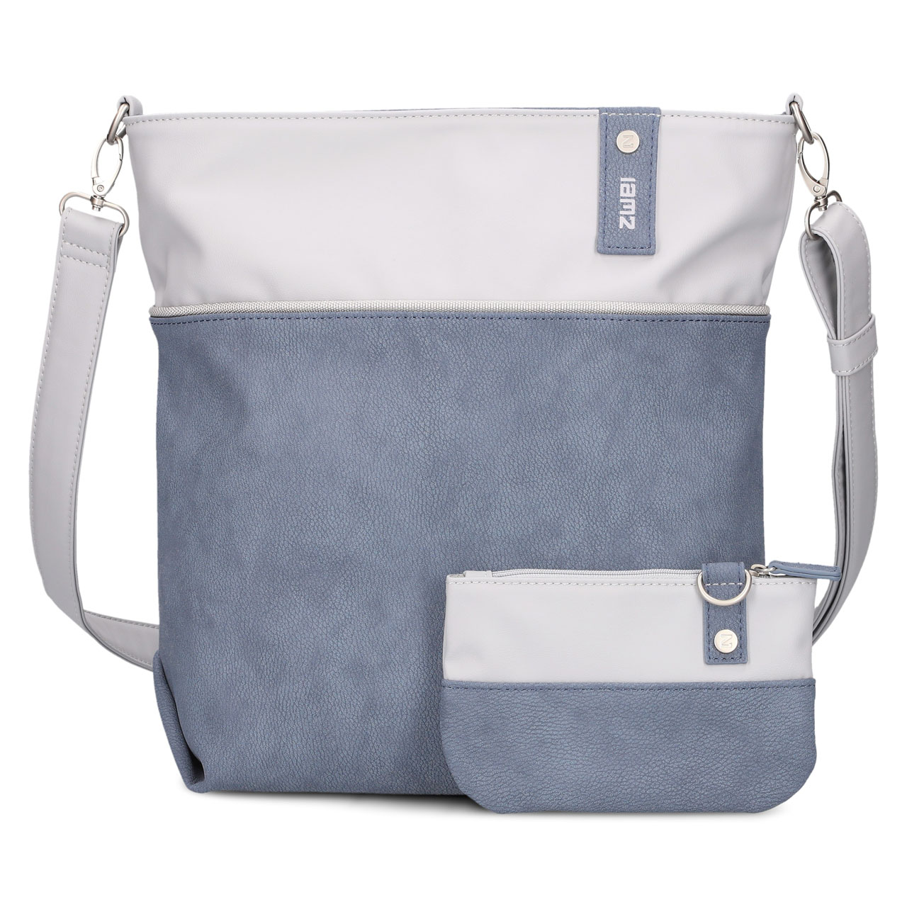 ZWEI Tasche Jana J12 nubuk sky Zusatzetui