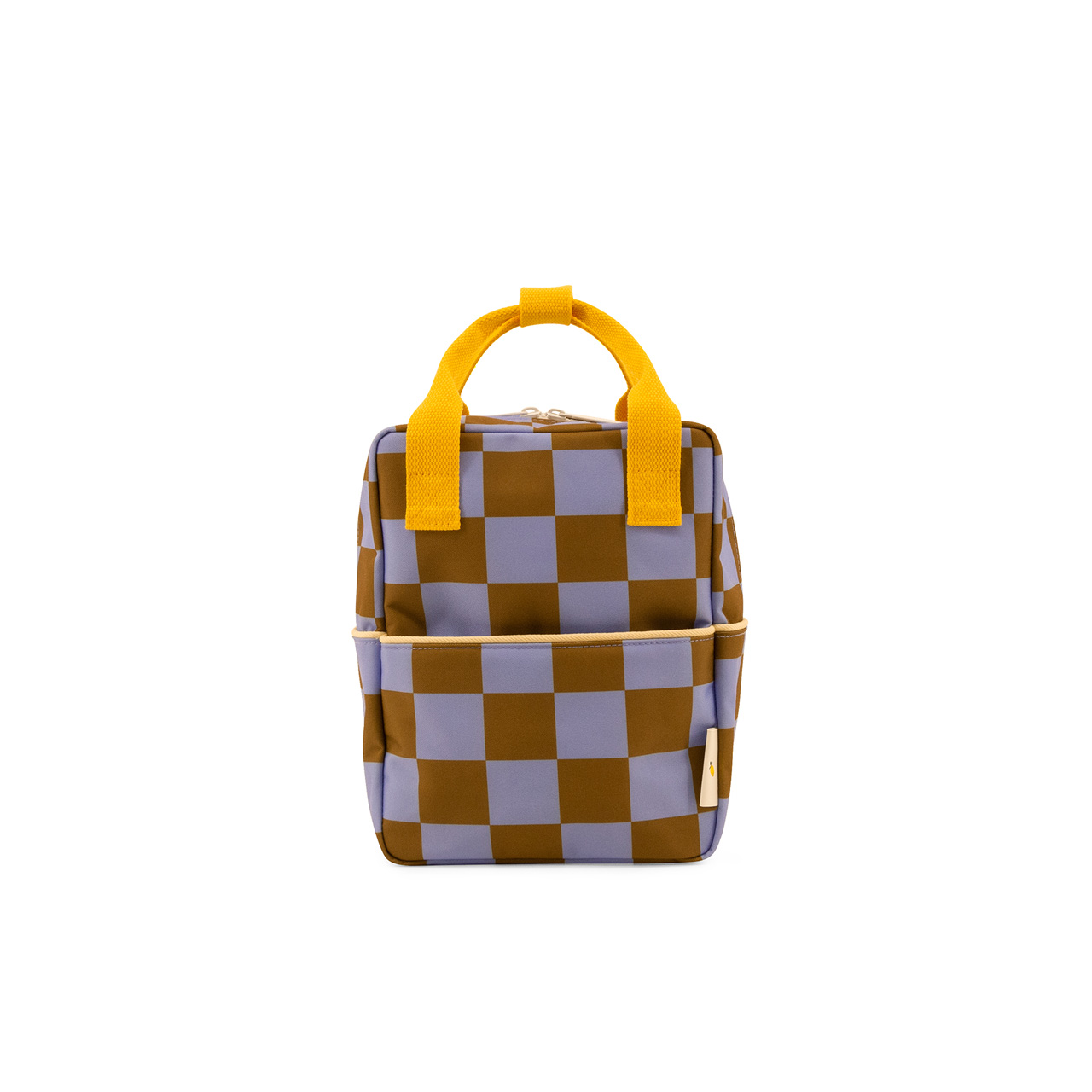 Sticky Lemon Kinder-Rucksack karo lila front