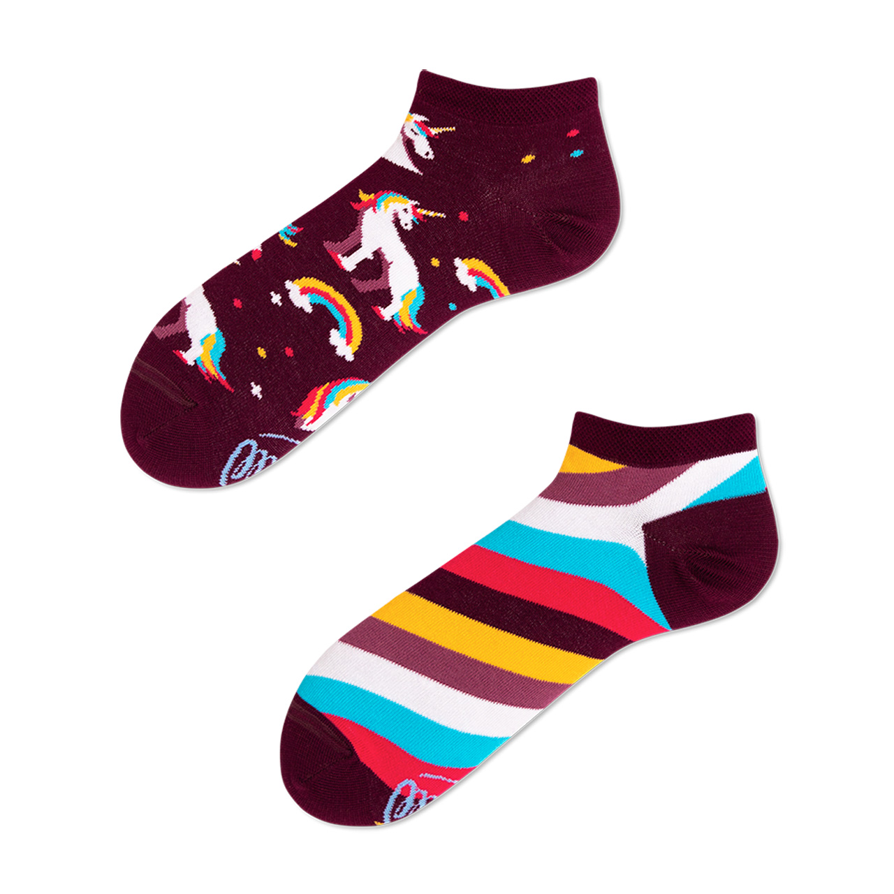 Many Mornings Socken The Unicorn-Copy