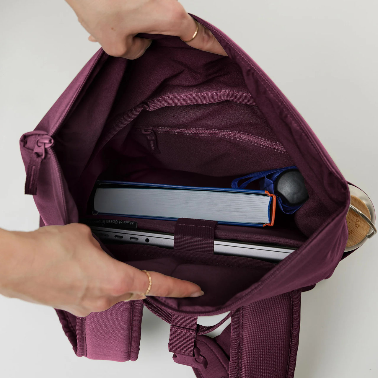GotBag Rolltop easy small kraken mono offen